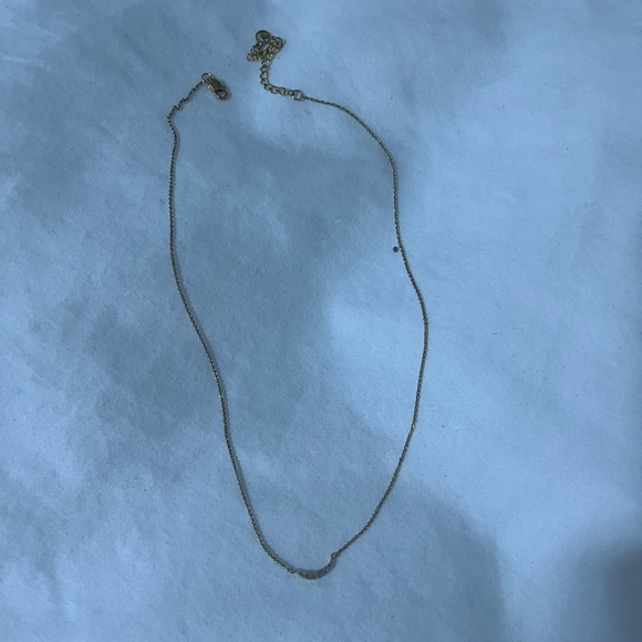 Amenities - Gold Smile Necklace - Picture 2 of 3